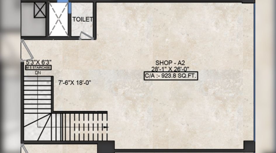 Yura-Business-Park-Shop-Floor-Plan-923 Sqft
